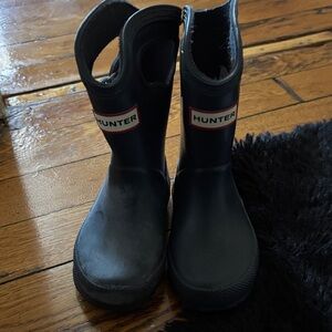 Hunter Kids Classic Black Rain Boots